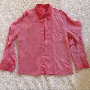 120% Lino Men’s Linen Long Sleeve Shirt